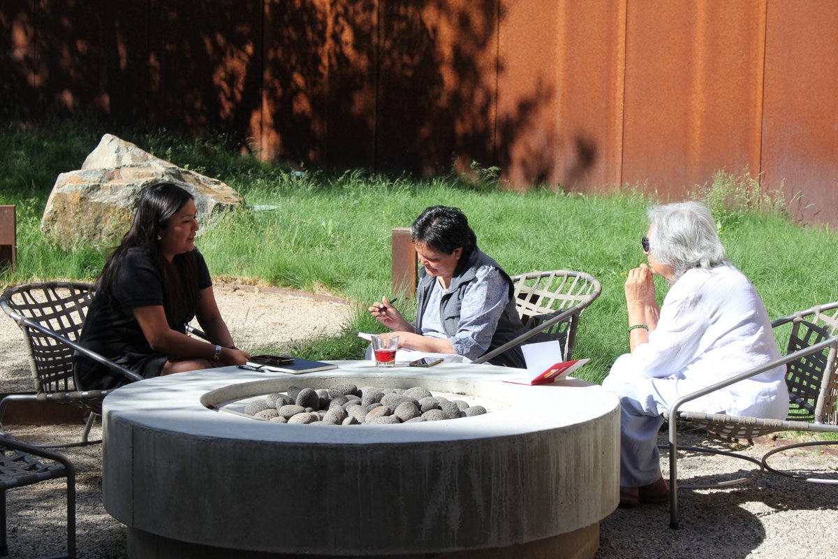 FNDI303's tweet image. Today is the final day of this week's Native Fundraisers Community of Practice convening in Albuquerque. Right now, this inspiring group of #NativeNonprofit professionals is sharing more about their organizations' missions before training on grant proposals and making a pitch.