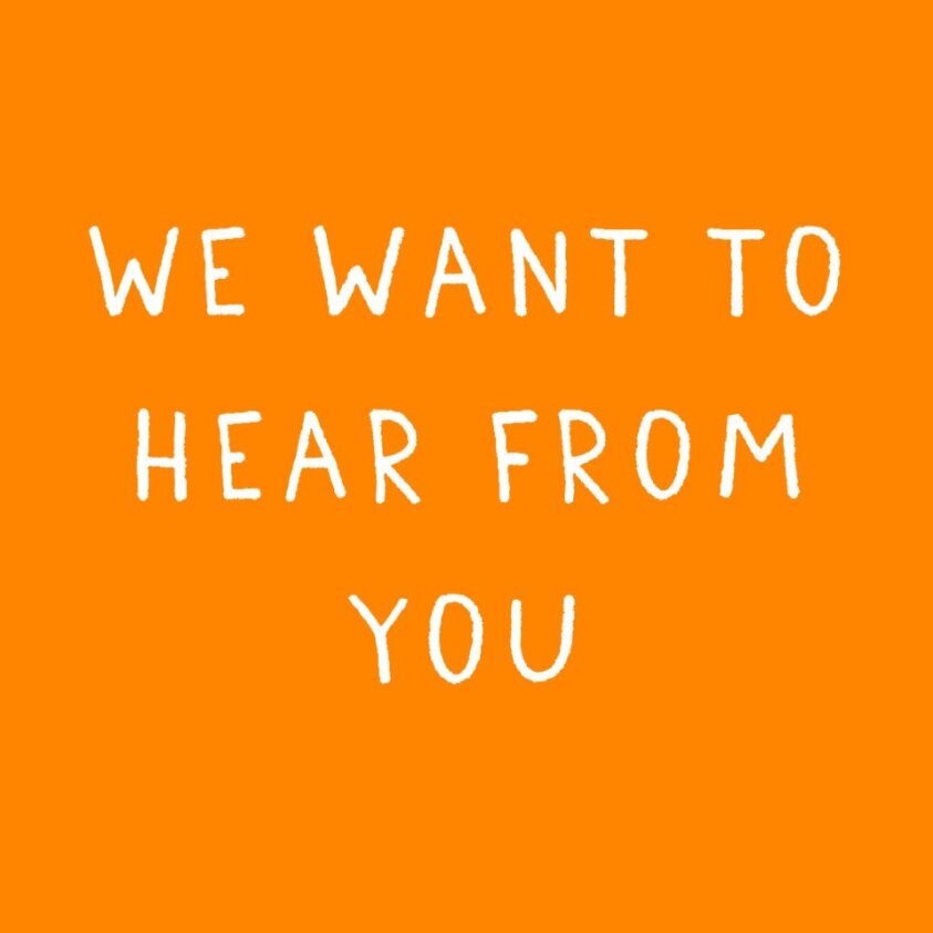 Your feedback means a lot to us and helps us to improve our support for people with cancer and those who love them. Please take a few moments to complete our survey here: bit.ly/3JExKiB