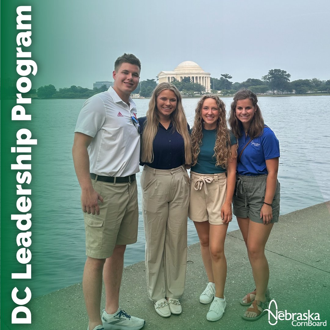Last call to get your applications in for the 2024 D.C. Leadership Program! Join us July 15-18 to gain leadership skills and a better understanding of agricultural policy in our nation's capital! Learn more by visiting nebraskacorn.gov/ncb-supported-…