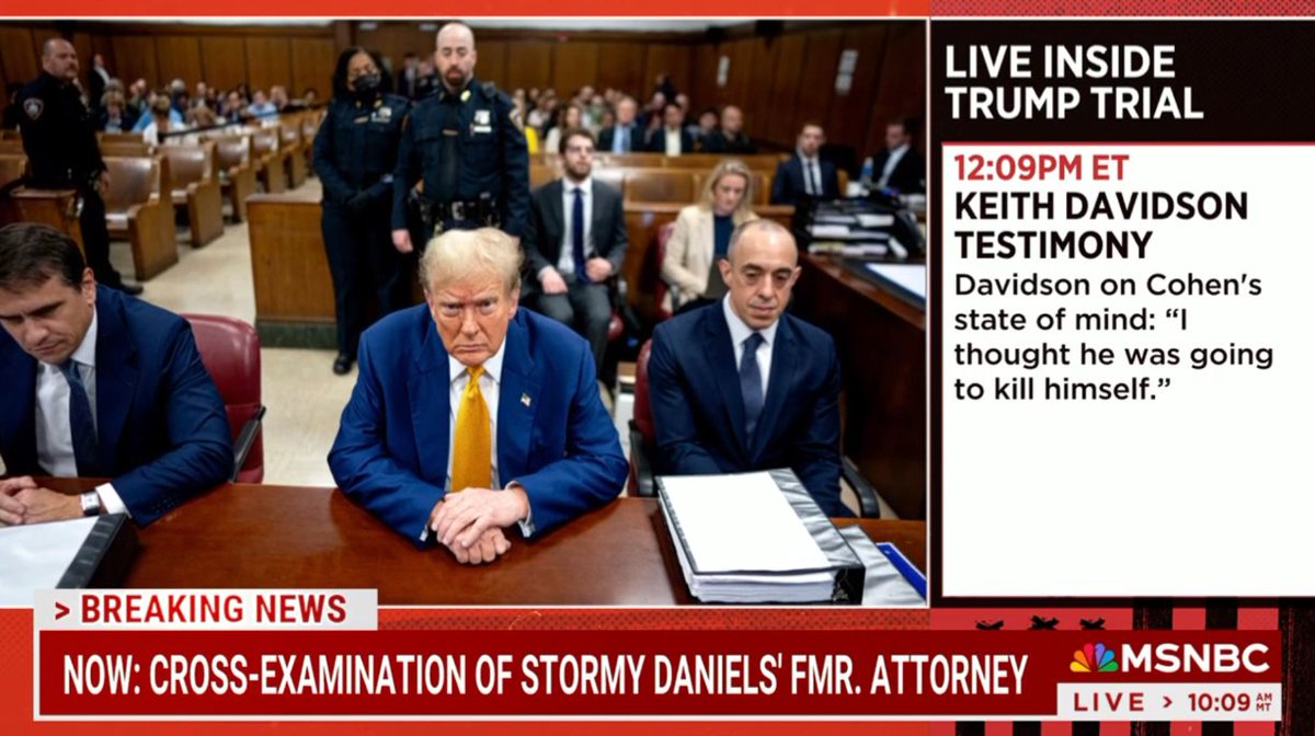 People forget Trump was all Pro Cohen when this was going on. Trump Praised Cohen as a Great Attorney. It wasn't until Trump tried to throw Cohen under the Bus as the fall Guy that Cohen felt betrayed by Trump and Cohen agreed to testify to AG about what actually happened. 🤨