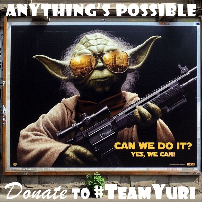 🌟The Sky is the Limit!🌟

We're so grateful to our friend & sponsor Mr. Stephan, who will be DOUBLING donations to #TeamYuri for 4 March Genesis scopes until May 6th!

💰Every dollar matched💰
🎟️Join our raffle🎟️
🎟️ $5 💳chornomorets.notepin.co
💠Every donation helps! 💠