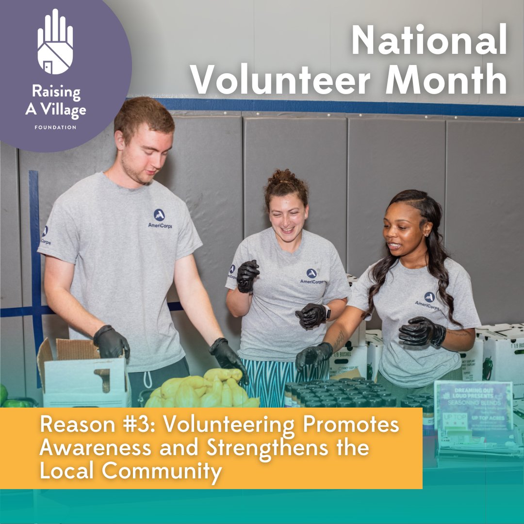 As #NationalVolunteerMonth ends, remember: volunteering fosters community perspective and prepares students for college. Find opportunities with @teenlifemedia and @volunteermatch to give back locally! #RaisingAVillage #ItTakesAVillage