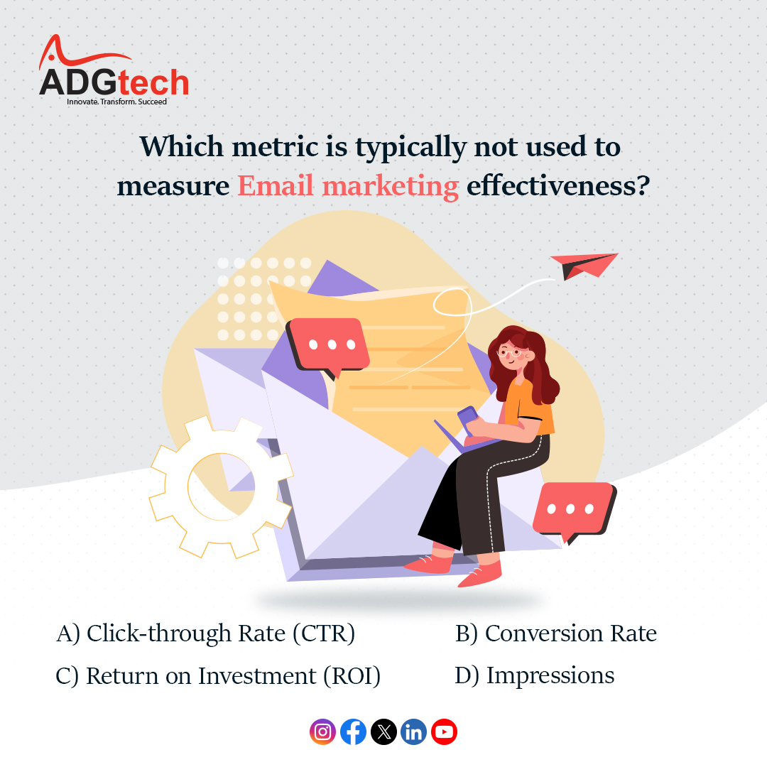 Test Your Digital Marketing Knowledge: Can You Spot the Odd Metric Out?

#ADGtech #DigitalMarketing #knowledge #answer