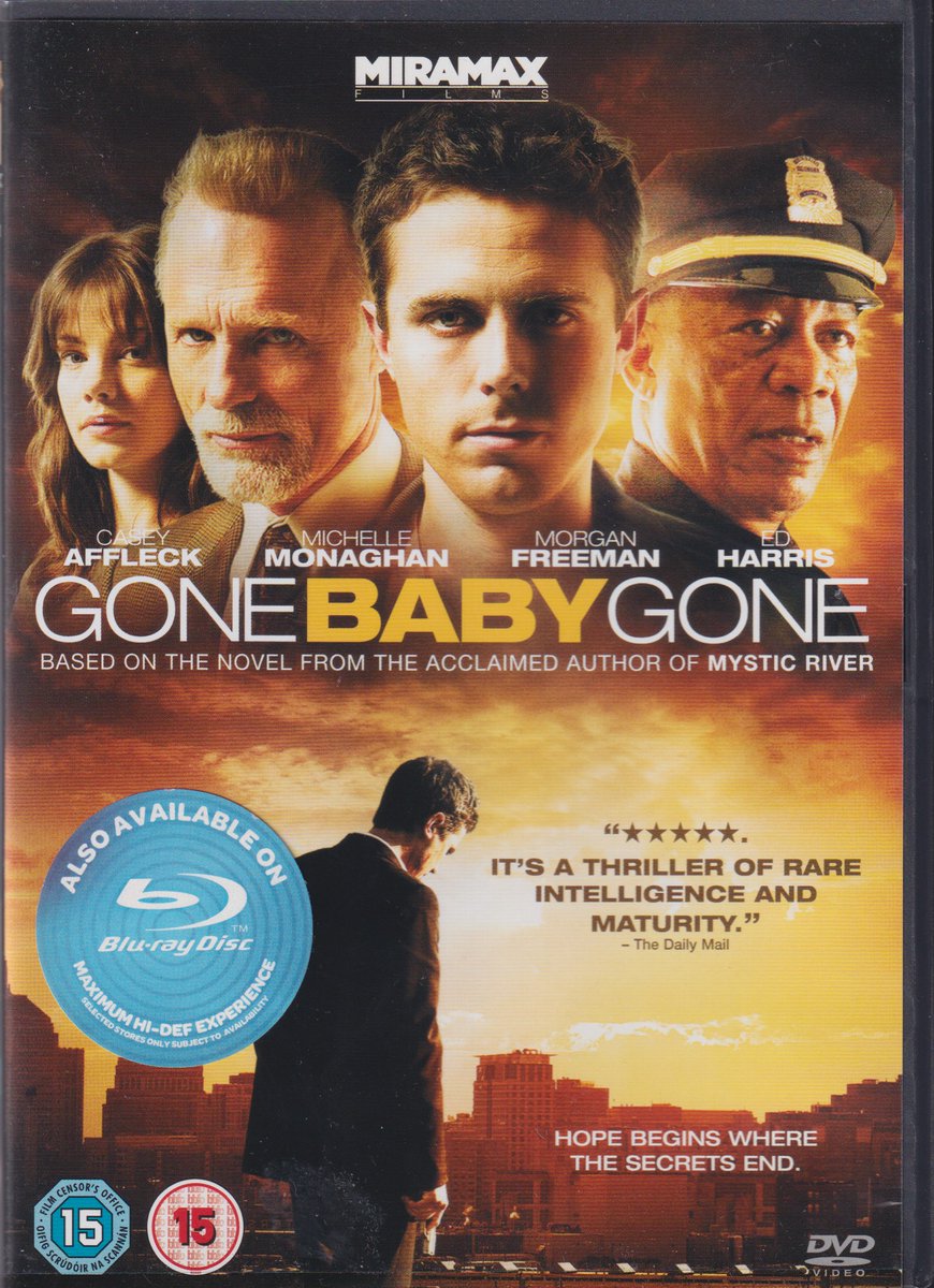 Recently rewatched two excellent Boston-set films based on novels by Dennis Lehane - Clint Eastwood's 'Mystic River' & Ben Affleck's 'Gone Baby Gone'. Authentic seeming settings & characters and some terrific performances.