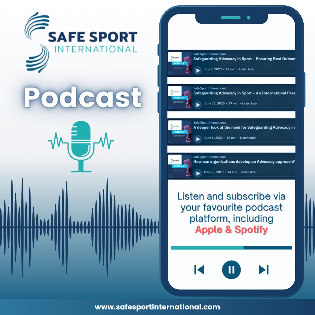 Get to know Safe Sport International in our inaugural podcast episode! Join Anne Tiivas OBE and Neal Anderson as they introduce SSI and discuss our mission. Join us over the next 8 days for our series. Start today! #SafeSport #Podcast