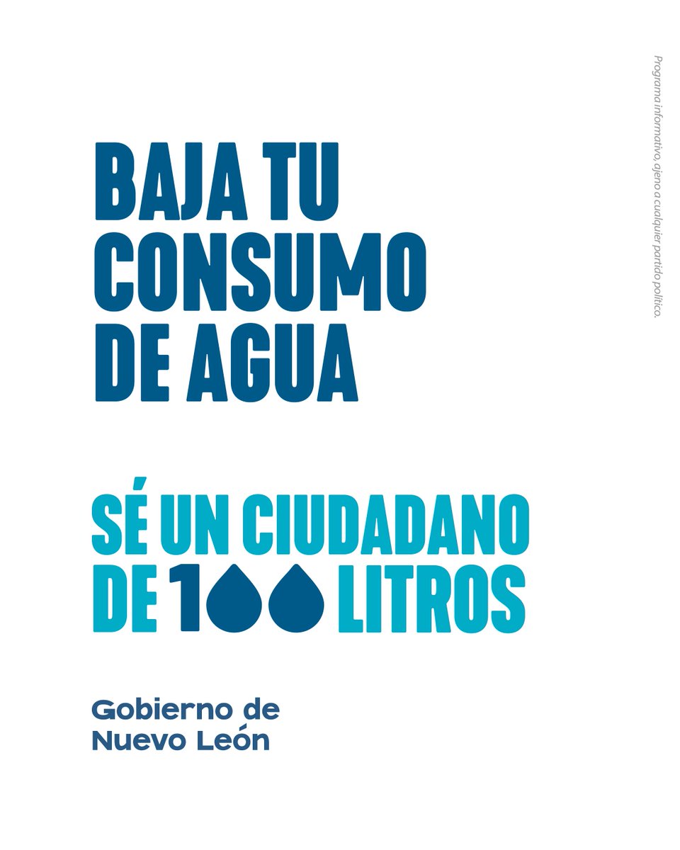 Llegó el calor: cuida el agua, ahorra más que nunca y baja tu consumo. ¡Sé un #CiudadanoDe100 litros diarios! 🦁☀️🌡💧