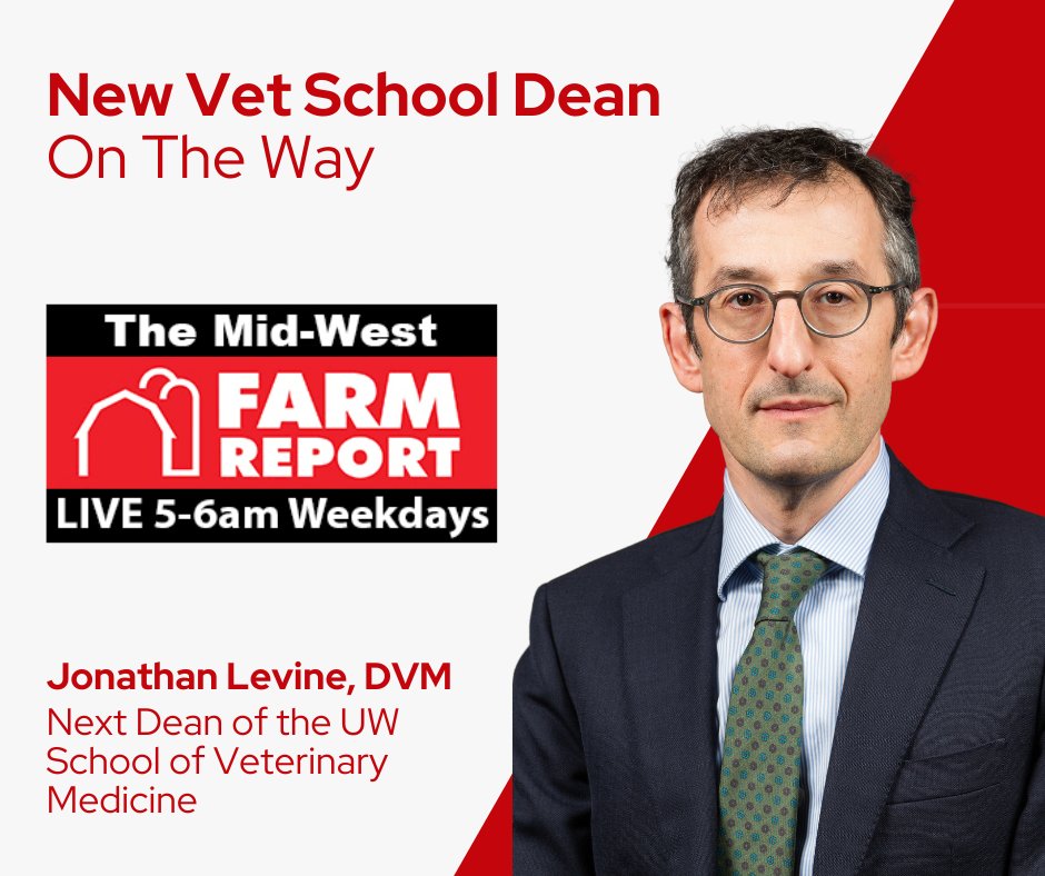 🎧 Listen in: Dr. Jonathan Levine speaks about his background and vision for the SVM on the Mid-West Farm Report with @FabFarmBabe omny.fm/shows/mid-west…