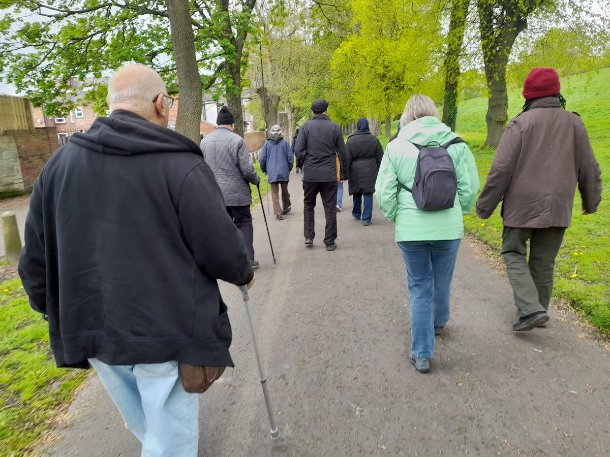 Just a reminder that our Monday Health Walk won't take place on Monday 6th May, because it's a Bank Holiday. We look forward to seeing everyone back at beautiful High Hazels Park with us on the 13th! #NationalWalkingMonth