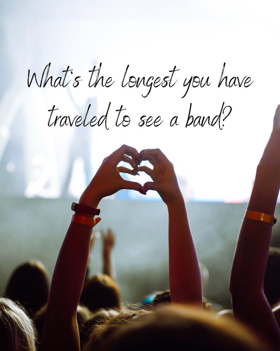 What's the longest you have traveled to see a band?

#suzysmusicalworld #bitoffun #fun #game #tellme #questions #quiz #questiontime #questionsthatneedanswers #randomthoughts #concert #gig #music #musicblog #musicblogger