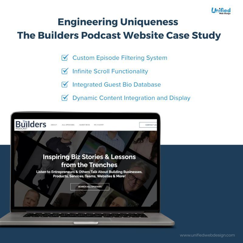 Here’s a case study of how our team crafted a unique podcast digital space where innovation meets functionality and listener engagement.

Every click shows you something amazing! 
👉 buff.ly/419KgyH 

#customwebdesign #businesswebsite #webdevelopment #casestudy