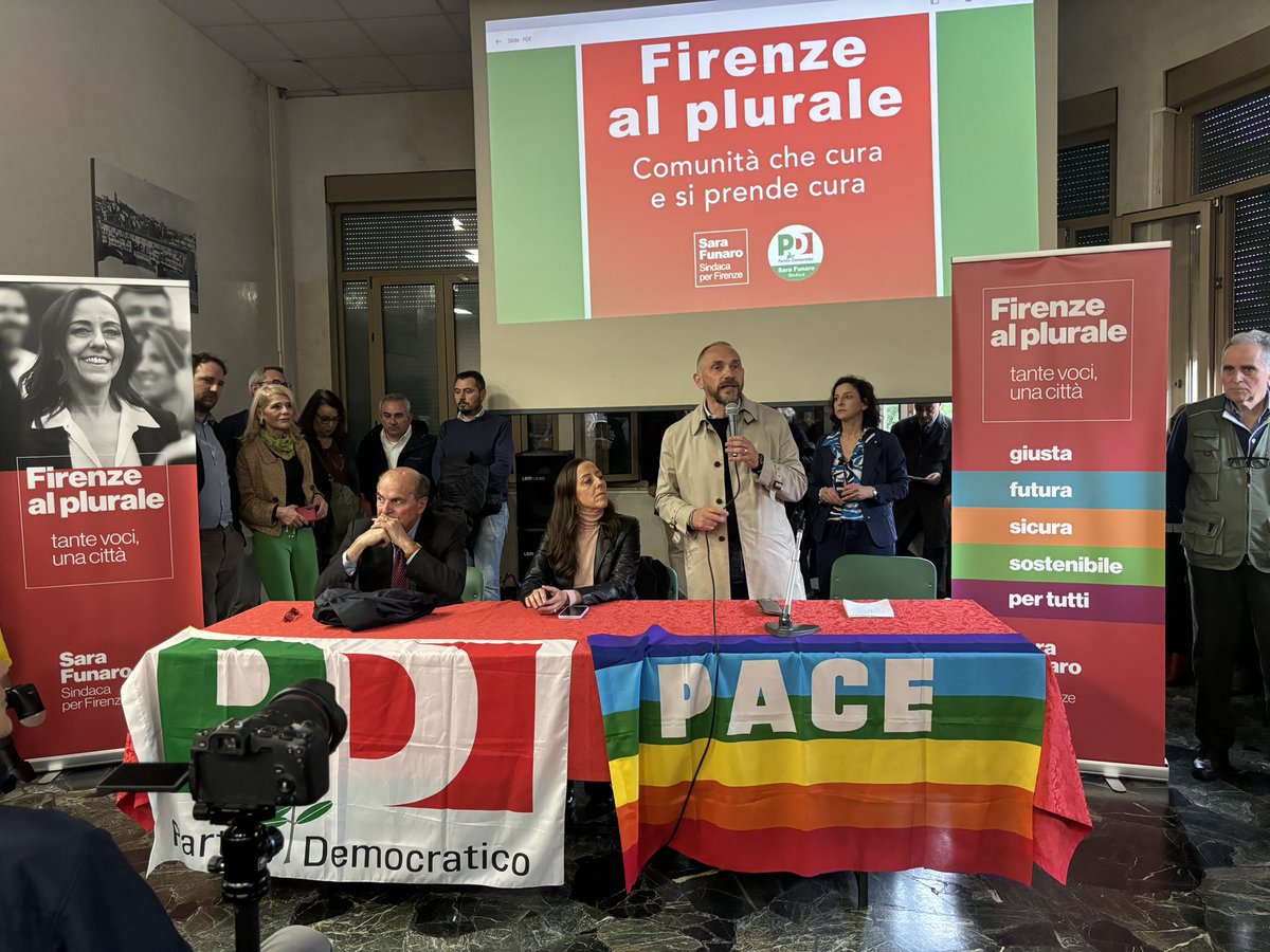 A Firenze con Sara Funaro candidata sindaca. “Giorgia” mi sembra riduttivo: sulla scheda bisognerebbe scrivere per intero: io sono Giorgia, io sono donna, sono cristiana, sono italiana, io sono io e voi… Vannacci e Sgarbi candidati? Direi che manca solo la Santanchè.