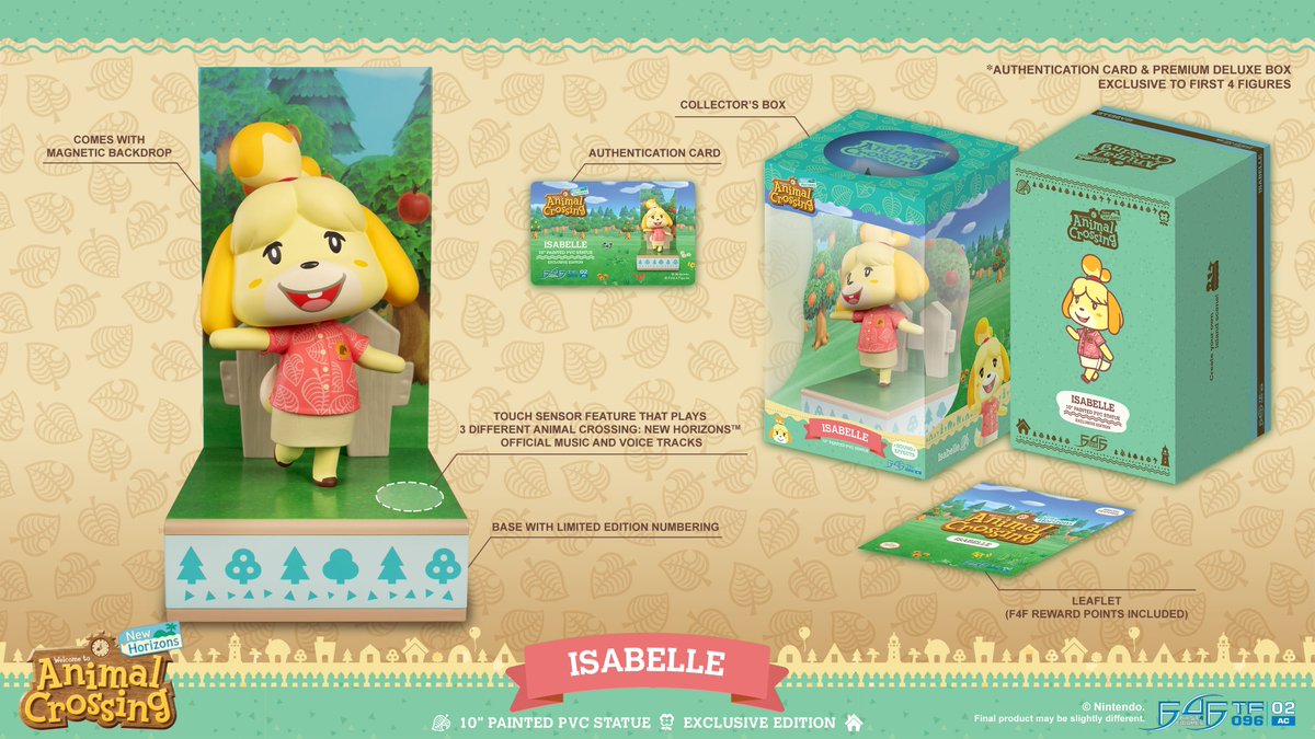 ISABELLE (Statue)
*EARLY-BIRD PRE-ORDER*
F4F▶️(bit.ly/4aB9MjI)

#First4Figures #F4F #VideoGames #Nintendo #AnimalCrossing #AnimalCrossingNewHorizons #AnimalCrossingIsabelle #CollectibleStatues