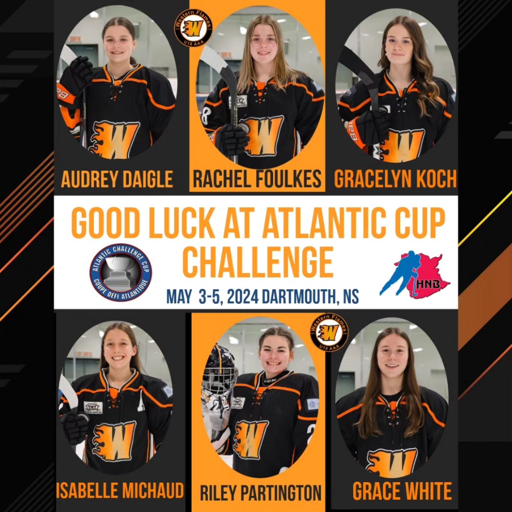 Cheering on our Flames players who will be playing for the Female Under-18 Team NB at the 2024 Atlantic Cup Challenge being held in Dartmouth, NS this weekend ‼️
Have fun, and best of luck, ladies♥️
#ACC2024
#NBProud