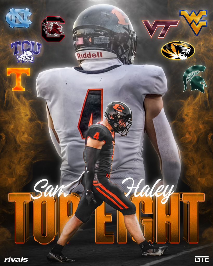 I will be announcing my commitment Sunday May 5th at 1:45 PM CT!!!! @tthasselbeck @CoachRocBatten @BlakeBedd @Jason_Maxwell9 @adamgorney @SWiltfong_ @AllenTrieu @ChadSimmons_ #gotarheels #gogamecocks #gofrogs #GBO #WV #gohokies #gospartians #GoTigers