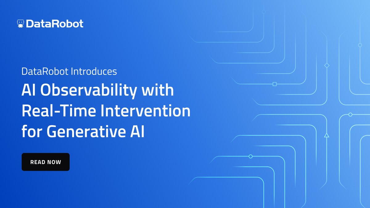 Today we’re launching new AI observability functionality with real-time intervention for generative AI solutions, available across all AI assets and environments. This latest release delivers the tools and safeguards your organization needs to confidently build enterprise-grade…
