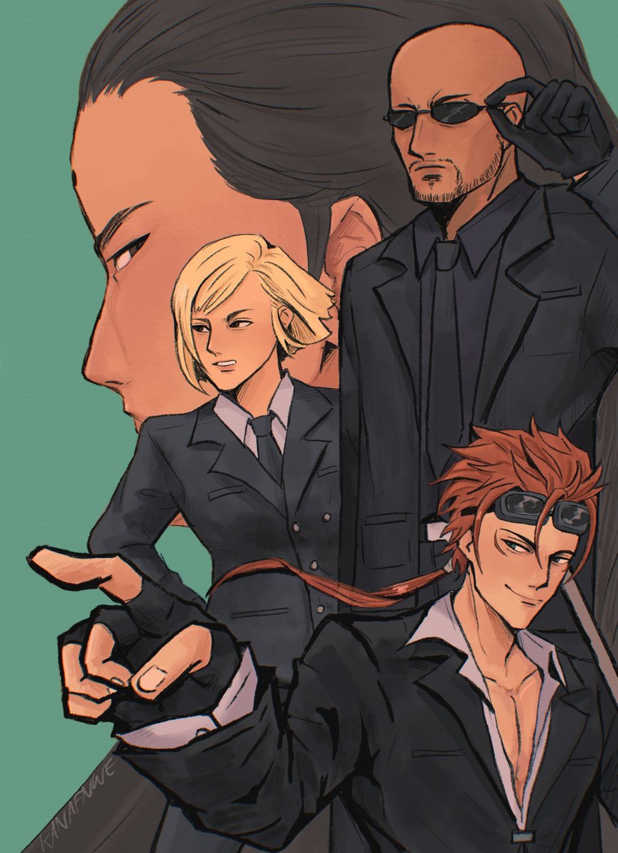KeyDroneSora04's tweet photo. Turks
#Tseng #Reno #Rude #Elena #FinalFantasyVII #FFVII #FinalFantasyVIIRebirth #finalfantasyviifanart https://t.co/LJR5KilymM