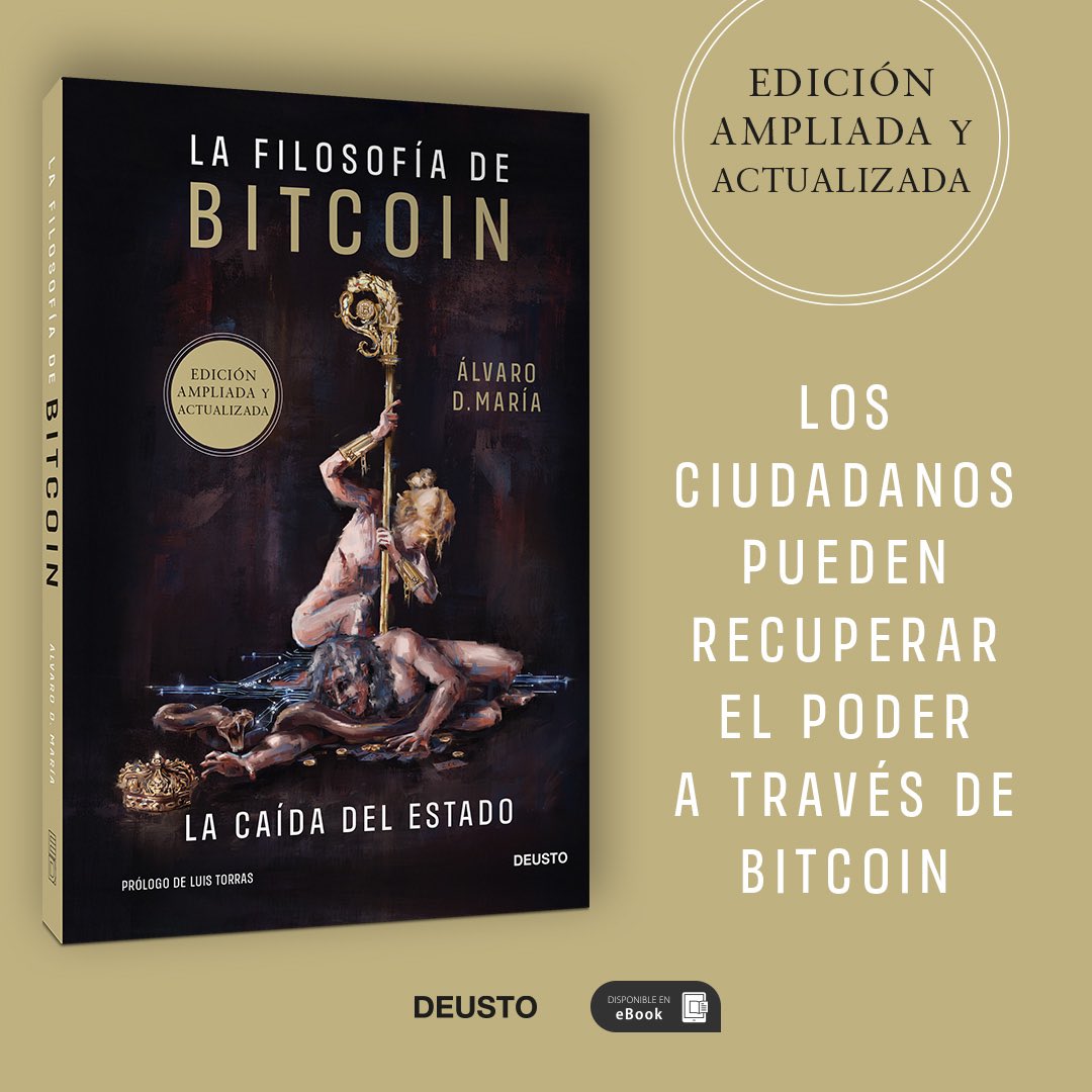 ¿Redefine #Bitcoin el derecho de propiedad? ¿Es en la práctica inconfiscable? ¿Está fuera del alcance de regulaciones, expropiaciones o impuestos? @Alvaro_DMaria da respuestas incluso a las preguntas que aún no te has hecho (pero quieres saber). ▪️ planetadelibros.com/libro-la-filos…