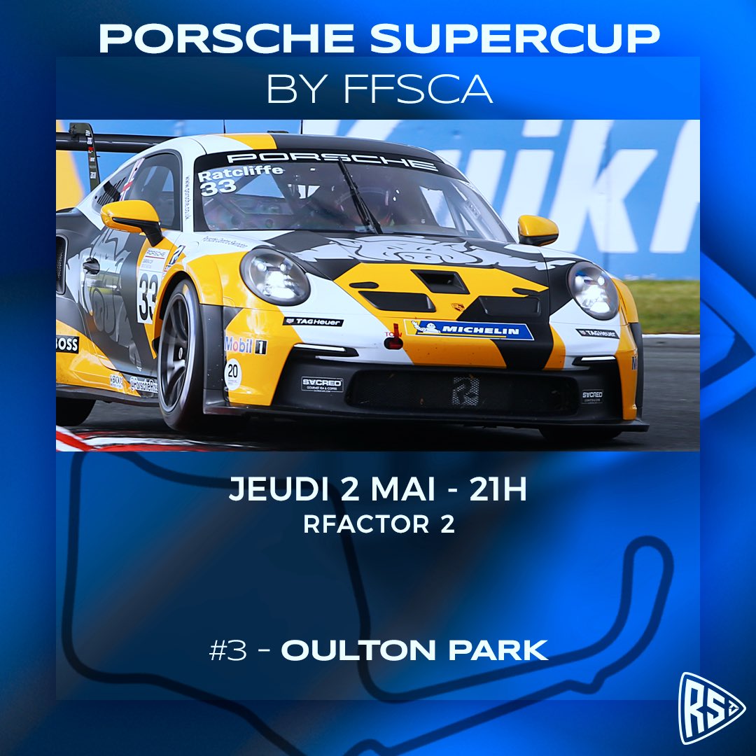 Welcome to Oulton ! 🇬🇧 Troisième manche de la Porsche SuperCup by FFSCA, un rendez-vous charnière dans la saison qui laissera encore 4 meetings européens derrière lui. À suivre dès 21h sur RaceStartTV