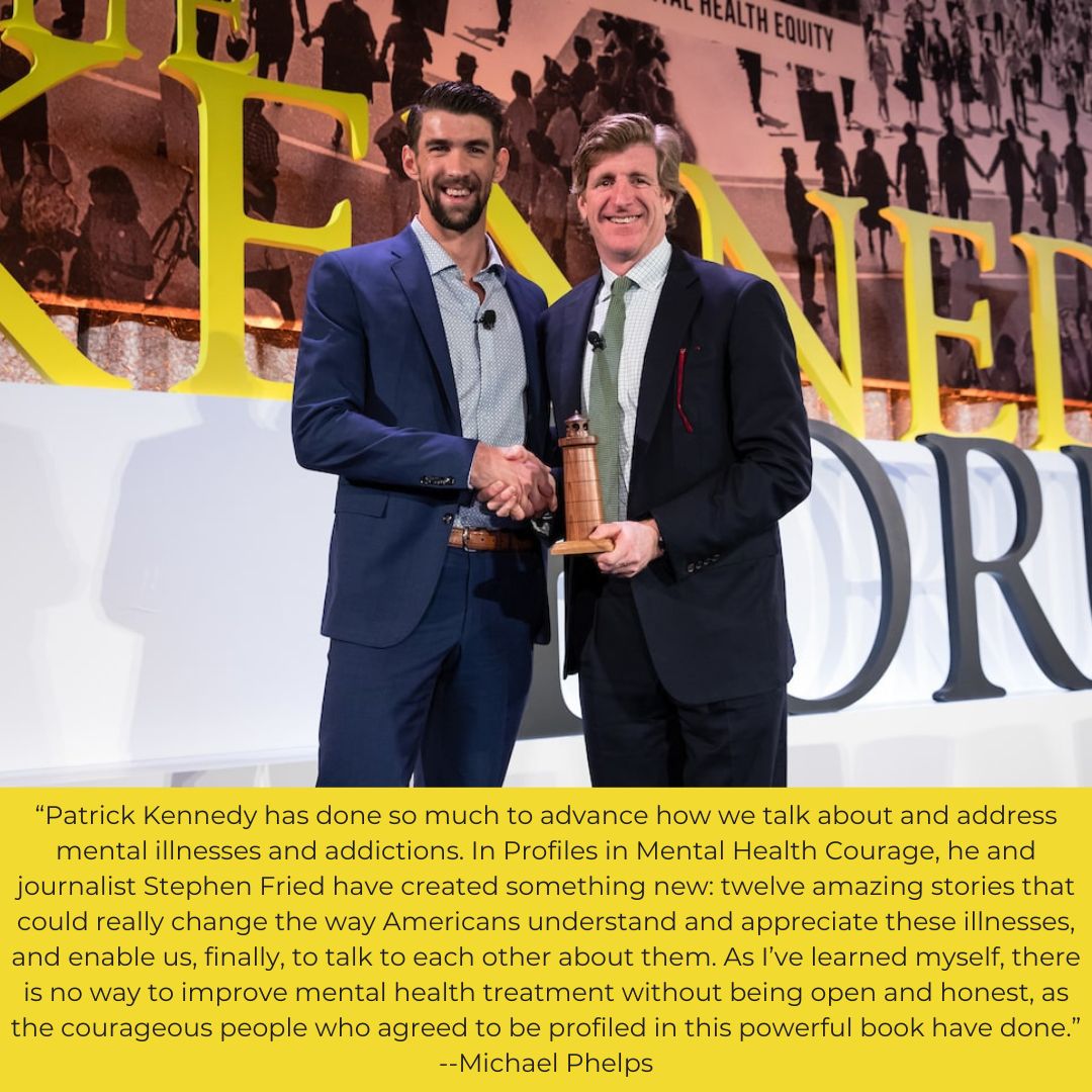 Thank you to @MichaelPhelps  for his kind words on #profilesinmentalhealthcourage and for his own honesty and courage in sharing his story! You are an inspiration.