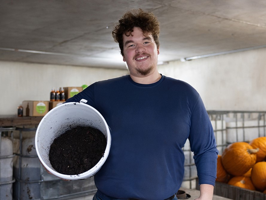 The business of worms. Check out our latest Focus article to learn how Connor Freimuth took his passion for worm farming and turned it into a small business by tapping into the support of FVTC's E-Seed Express™ program. bit.ly/4bjaId8