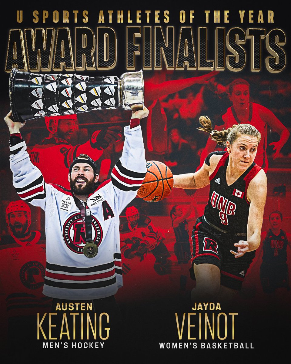 🔴⚪️⚫️ @jaydaveinot of @RedsWBB and @AustenKeating of @UNBMHockey named @AUS_SUA Athletes of the Year.⚫️⚪️🔴

bit.ly/4dmJhke

#goredsgo