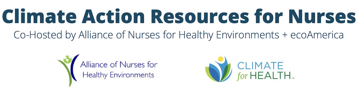 Join @Climate4Health & ANHE on 5/14 for the“Climate Action Resources for Nurses” event! Register: zurl.co/4xnl
