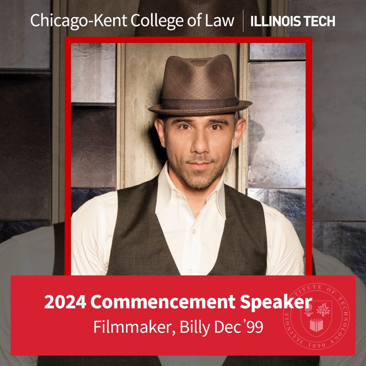 We're thrilled to announce that we selected alumnus @BillyDec'99 as this year's commencement speaker! Join us as we celebrate this exciting moment with our graduates. We hope his words and achievements inspire you as you move onto the next step in your careers. 🎓