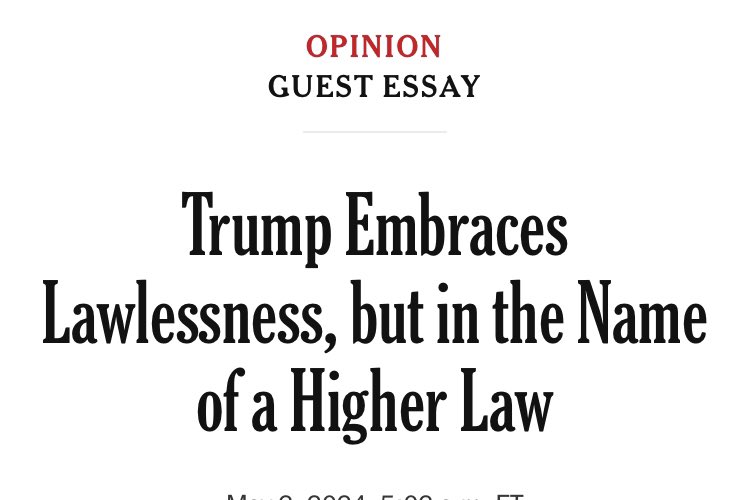 This is the New York Times’ performative objectivity: publishing a stupid piece by @matthewschmitz that depicts a traitorous criminal as an “outlaw hero.” NYT apparently will treat this crisis like a Netflix series until the last editor is led out of the newsroom at gunpoint.