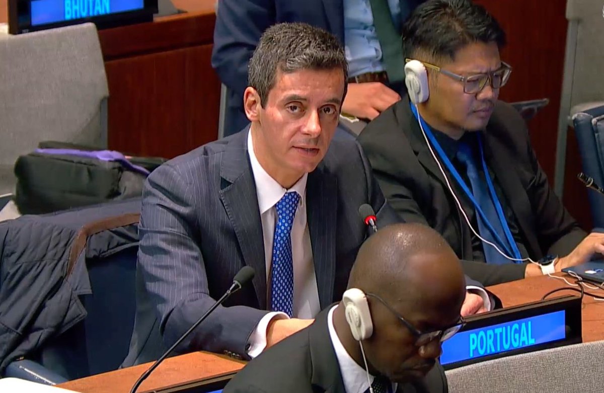 At #CPD57, 🇵🇹 underlined importance of ICPD for #SRHR, highlighting need to address remaining gaps, including via: - Implementation of relevant national strategies - Support to UNFPA 🌍 - Hosting of regional conference on demographic resilience in Portugal (last quarter of 2024)