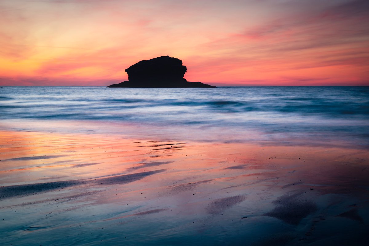 Sunset at Portreath in Cornwall. #Cornwall #photography #sunset #seascape