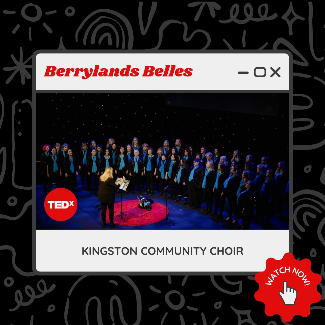 Berrylands Belles is a female voice, non-auditioned community choir, based in Berrylands, Surbiton. Watch their performance video! buff.ly/4dn72Zy