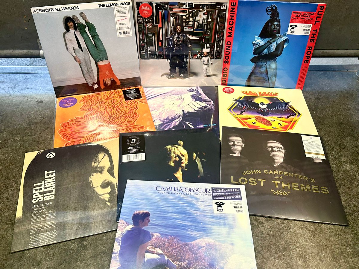 Weekly New Release Mailout piccadillyrecords.com/counter/thiswe… Featuring: Kamasi Washington, Jessica Pratt, Lemon Twigs, Camera Obscura, Mdou Moctar, Broadcast, Nourished By Time, John Carpenter, Ibibio Sound Machine, Nubiyan Twist...