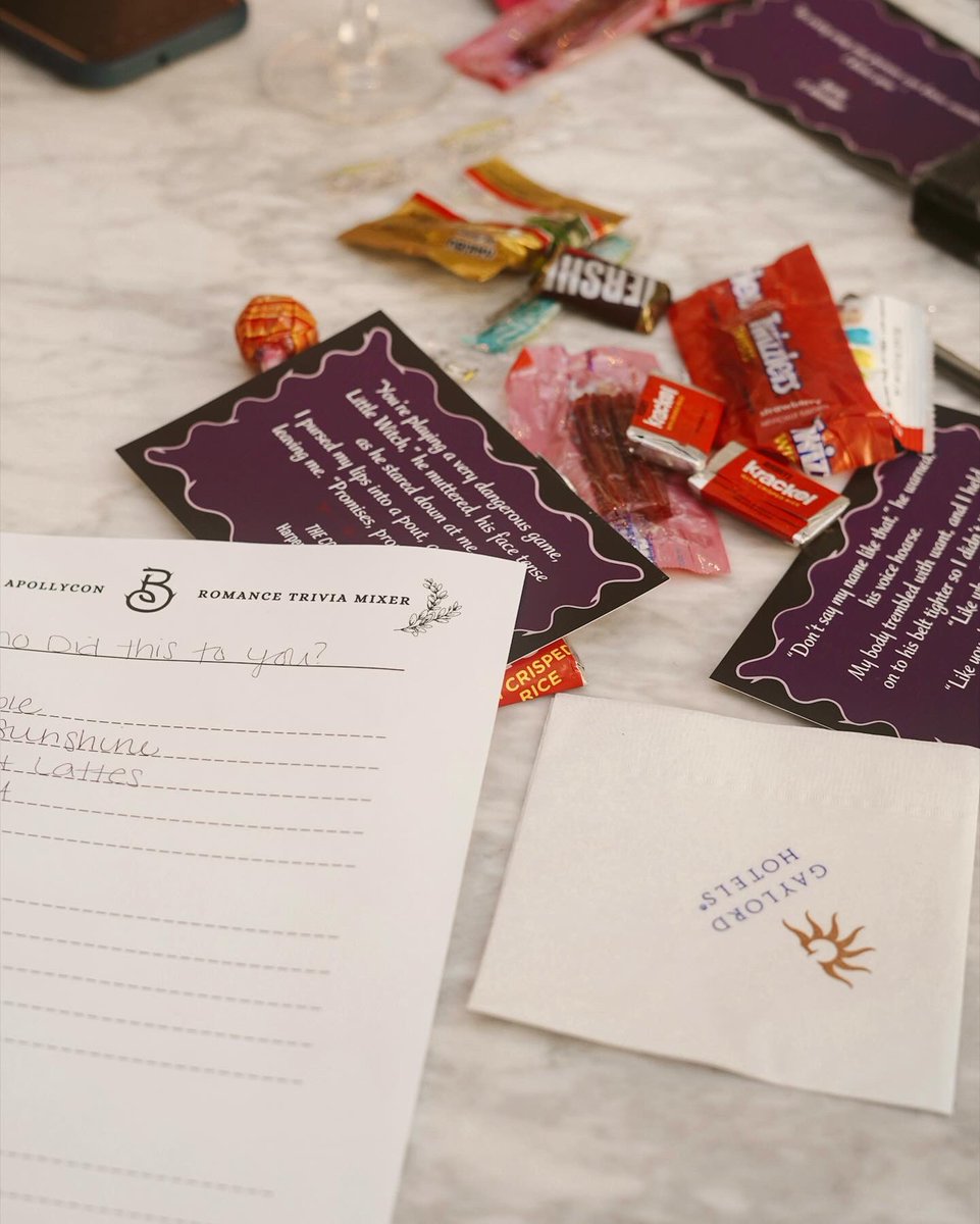 BrambleRomance's tweet photo. Still dreaming about #ApollyCon from this past weekend๐ฅน๐ https://t.co/qrN32VVAIJ