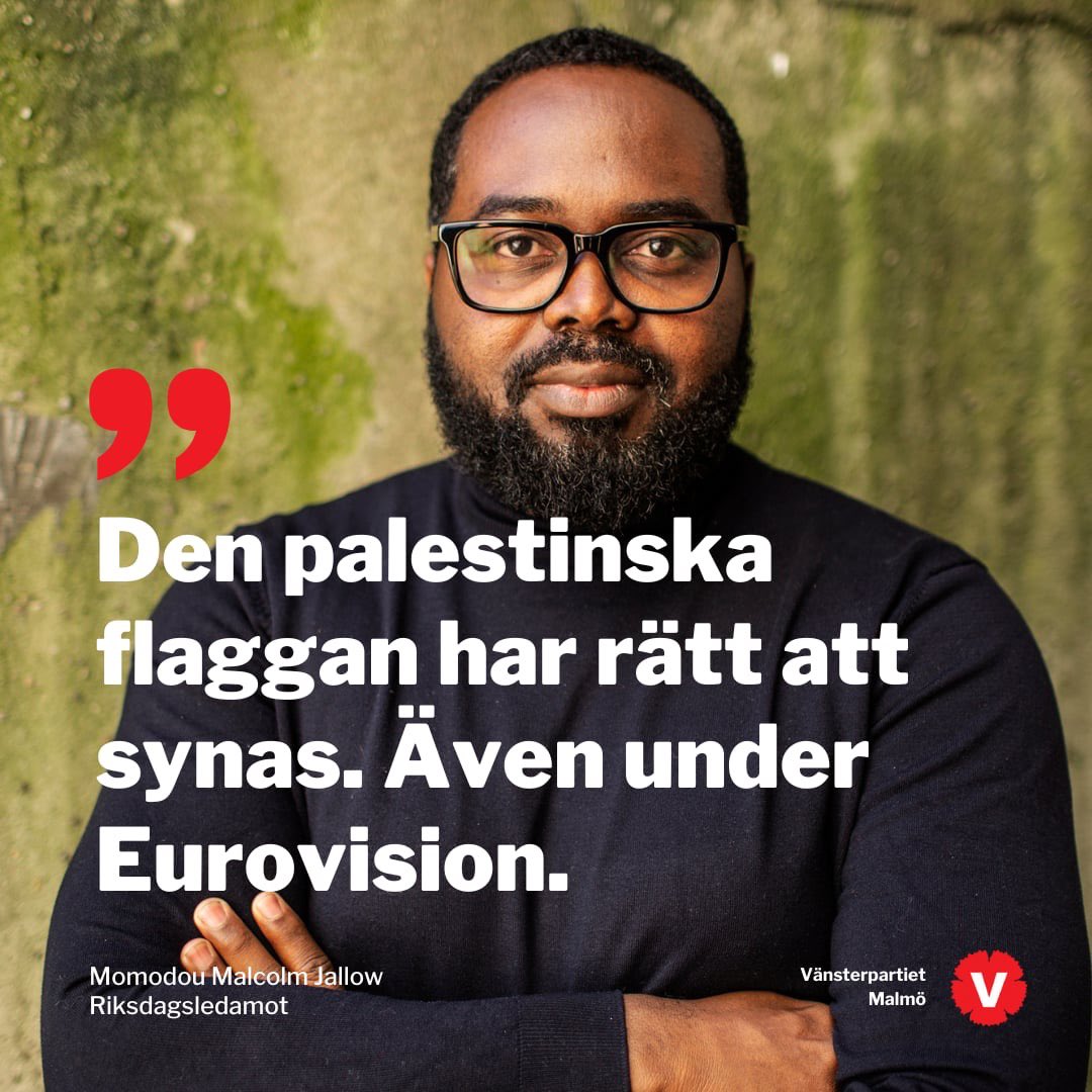 Staden har avsatt mer än 30 miljoner kronor av våra skattepengar för evenemanget. Eurovision sänds dessutom på SVT genom public service-avgiften som svenska folket är med och betalar. Så ett förbud mot den palestinska flaggan är i allra högsta grad en grundläggande demokratiskt