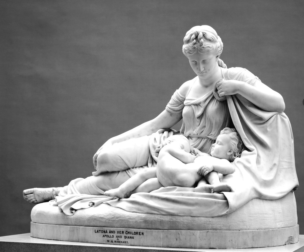 William Henry Rinehart (American, 1825-1874) “Latona and Her Children, Apollo and Diana”, 1874 #williamhenryrinehart #americanartist #sculptures #art #X #metropolitanmuseumofart #culture