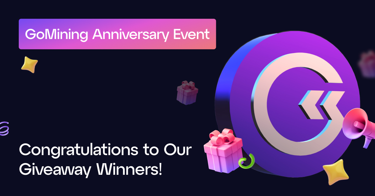 🎉 GoMining Anniversary Giveaway Results 🎉 We're excited to unveil the winners of our GoMining Anniversary Giveaway! 🚀 🥇 Congratulations to the following lucky participants! Please refer to the table for the list of winners 👉bit.ly/4bDrns7 Each winner will receive…