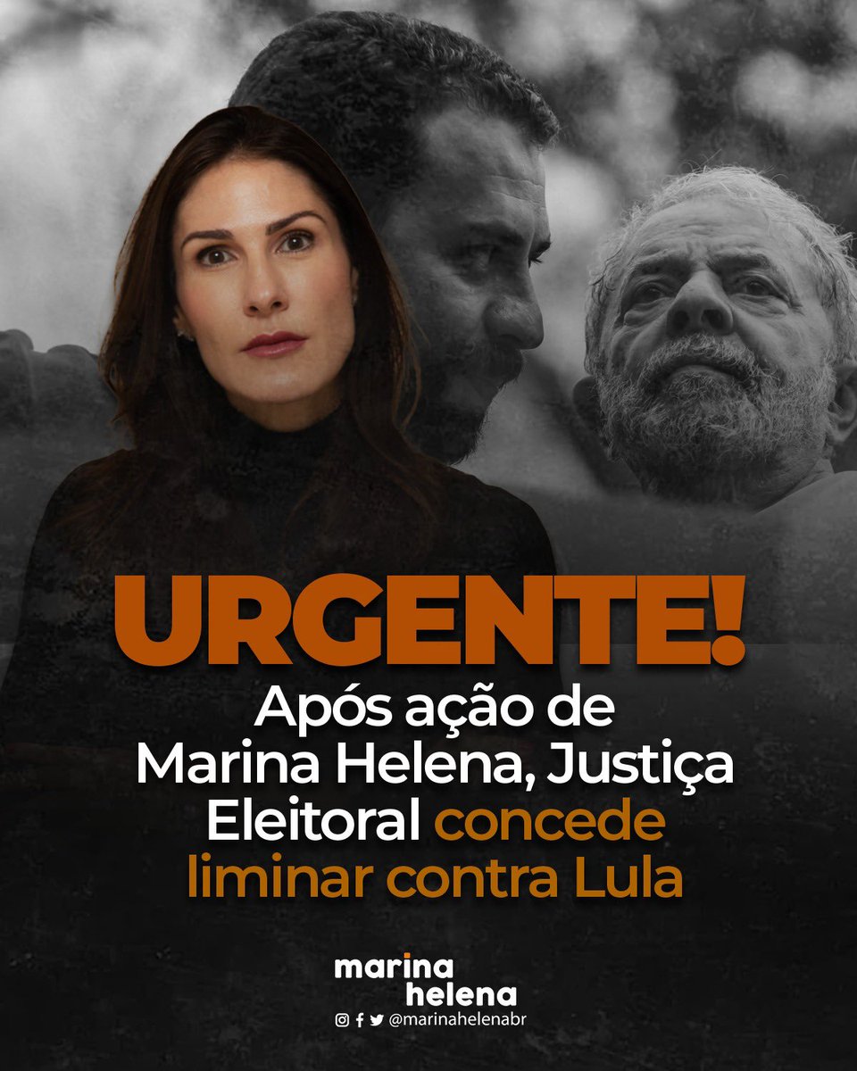 LULA VAI SE VER COM A JUSTIÇA! Depois da nossa representação por campanha antecipada de Lula e Boulos em evento de ontem, o Tribunal Regional Eleitoral de São Paulo acaba de conceder liminar contra Lula. O evento em que Lula pediu votos foi transmitido por canais oficiais da…