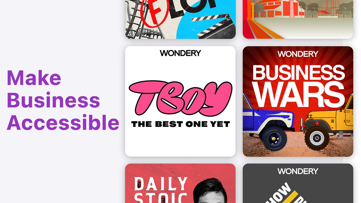 Don't want to fork over your life savings on an MBA? These @WonderyMedia podcasts offer a wallet-friendly alternative. 💸

Learn from business execs on what drives—and impedes—a successful company & how to navigate the tricky entrepreneurial world.

apple.co/MBA