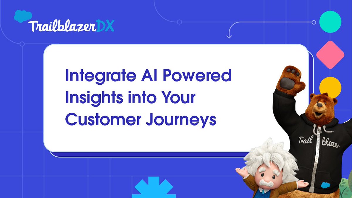 Learn how to create impressive customer experiences powered by #GenerativeAI with Salesforce Experience Cloud + technologies like REST #APIs, LWC, and Apex. Watch on YouTube: 📺 sforce.co/44mua6t