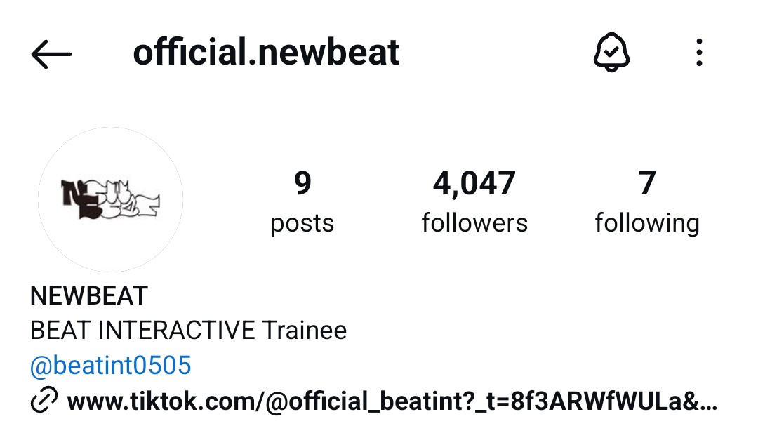 Daily Newbeat Instagram followers check until I decide not to cuz I gotta see something (02/05/24)