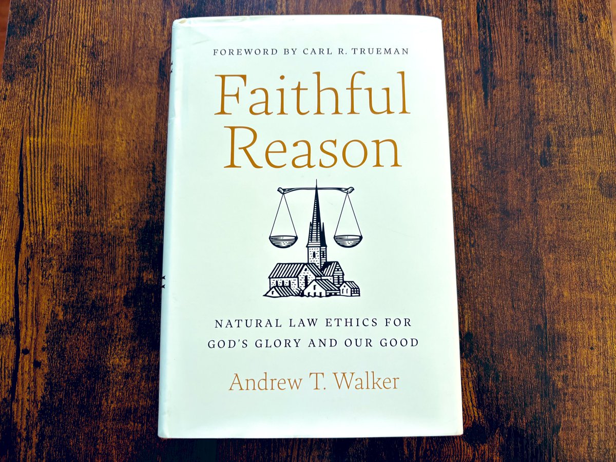 I’m really grateful for this book from Andrew Walker. He is a key player in the renewal of Natural Law in evangelical theology, and this book is a crucial part of that project. @andrewtwalk amzn.to/4b0BirJ