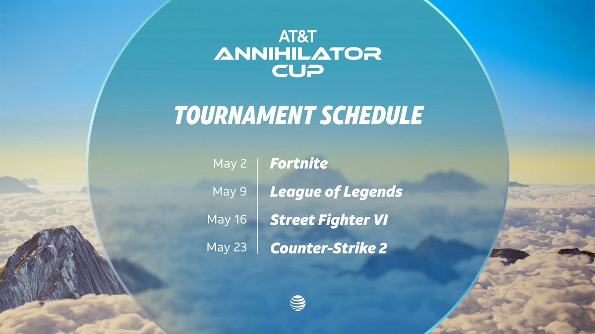 We're kicking off #ATTAnnihilatorCup! We are live on Twitch.tv/att & TikTok.com/@att + hang out from 8- 9pm ET for the aftershow. Stay connected all month long to see who comes out the 4th AT&T Annihilator Cup Champion. Who do you have your eyes on for round 1?