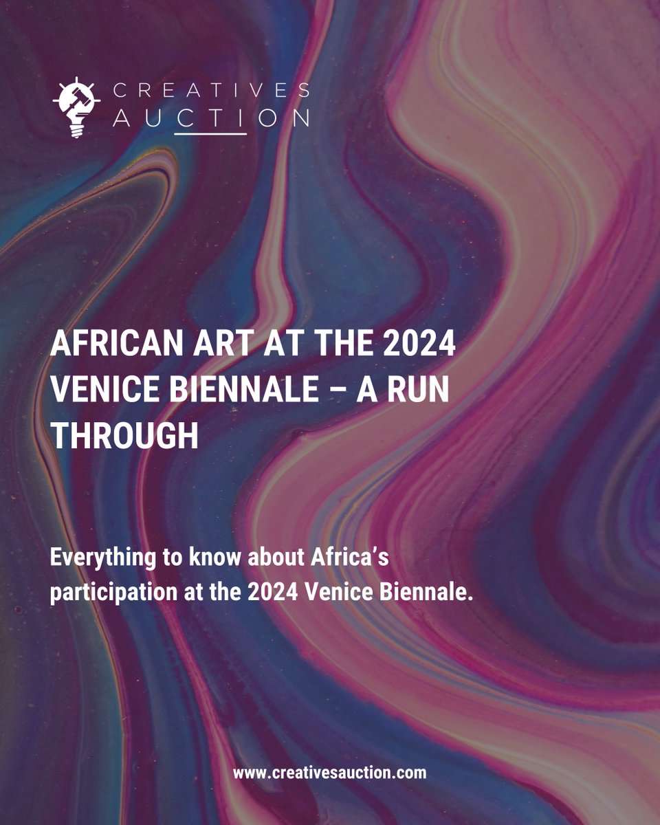 The Venice Biennale - “the art world’s Olympics” is in full swing and our latest blog article details everything to know about Africa’s participation at the Biennale.  creativesauction.com/african-art-at…
 
#venicebiennale #venicebiennale2024 #africanart #africanartists #africa