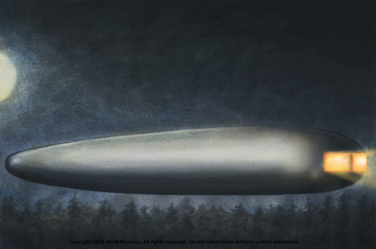 #ufotwitter Friendly reminder that I was the one who pointed out that photograph, soon after the sketch was made public. 

In addition , I couldn’t help but notice that the morphology of the object described. As well as the luminous spot along its fuselage, is highly reminiscent…