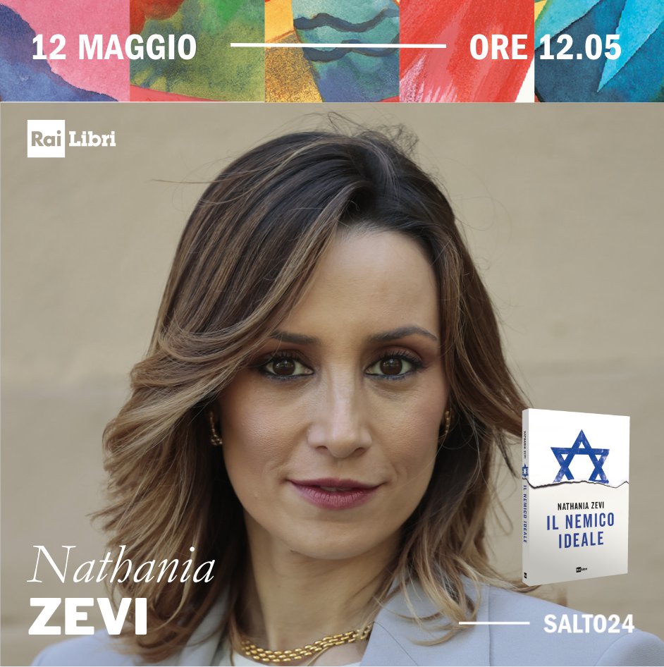 📘 Rai Libri al @SalonedelLibro @Natizevi presenta “𝐈𝐥 𝐧𝐞𝐦𝐢𝐜𝐨 𝐢𝐝𝐞𝐚𝐥𝐞” 📣 12 maggio ore 12.05 📍 Palco Rai 🎤 Nathania Zevi, Andrea Malaguti bit.ly/IlNemicoIdeale #SalTo24