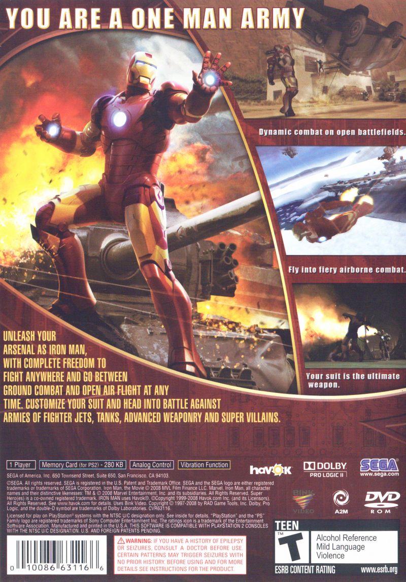 #IronMan for #PlayStation2 was released in United States 16 years ago (May 2, 2008)     

#TodayInGamingHistory #OnThisDay #PS2