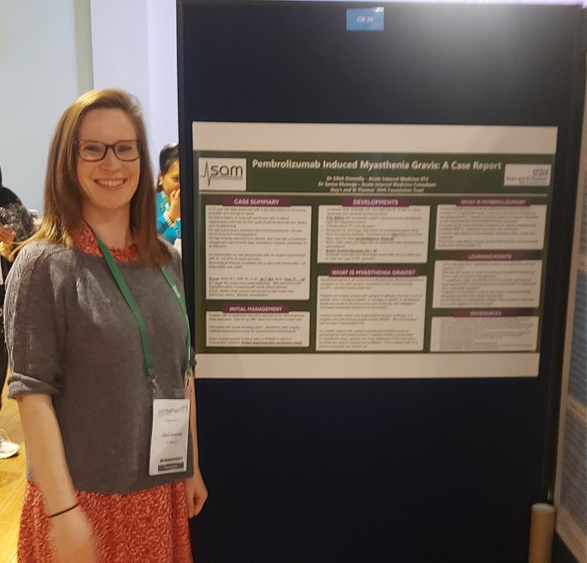 #sambelfast #takeaim
Really great Day One at SAMBelfast. Fantastic talks on POCUS and cardiology. Representing GSTT with my case report as a poster and in the lightning round. 
Bring on Day Two!