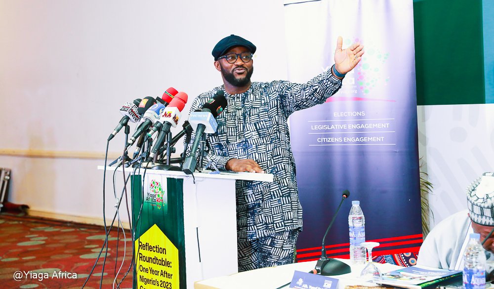 YIAGA's tweet photo. "The steady decline in the turnout of voters in Nigeria’s elections, despite technological and other electoral progress, is worrisome and signals eroding public trust in the electoral umpire."
Read more: https://t.co/c9Qo1x0dWM
#ElectionReformsNG https://t.co/A5ro9CjPMy