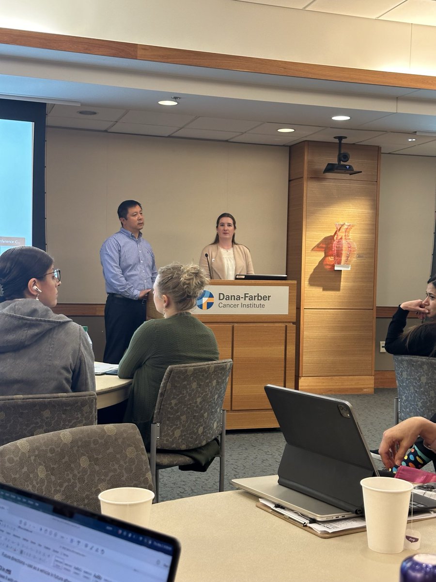 Good afternoon from Boston! Day 2 of our meeting at @DanaFarber starts with some exciting updates from our PNOC team and presentations by other brilliant investigators (Pictured: @DrAshleySMargol, @cassiekmd, Aubrie Drechsler, @RRonsley and Dr. Zeng-Jie Yang)