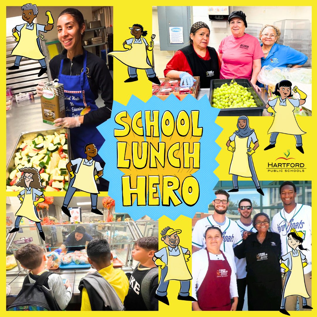 It's #SchoolLunchHeroDay! Let's thank our hardworking Food & Nutrition heroes for their dedication to fueling all our students for success! Every day, they follow federal, state & local standards to ensure our students have safe, healthy meals at school. 😍